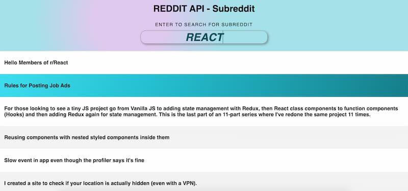 Subreddit Viewer